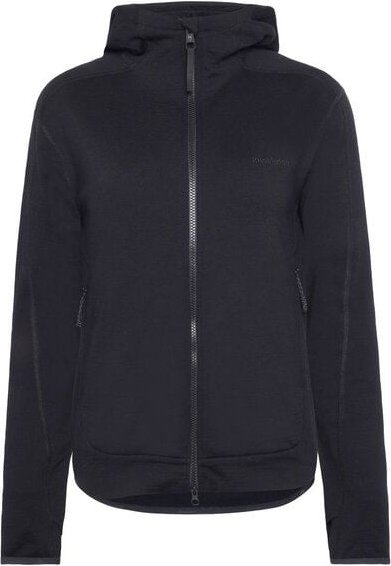 Thumbnail - KnowledgeCotton Apparel Fleece-Pullover mit Kapuze DYNAMIC aus Merinowolle - Damen