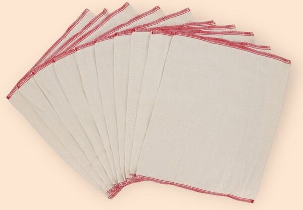 Hypf Prefolds 100% Baumwolle - 10er Set