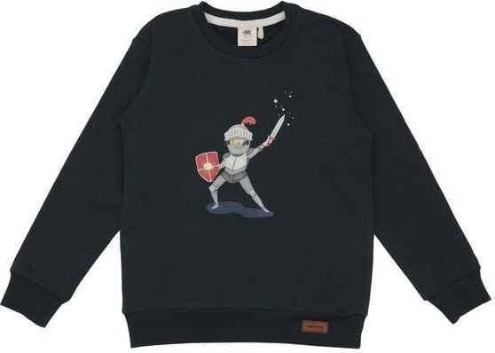 Baby Sweatshirt GOTS zertifiziert – Dunkelgrün mit Motiv, weich & bequem | von Walkiddy