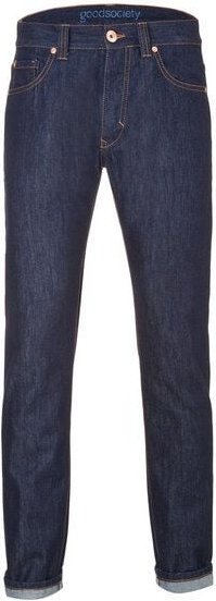 goodsociety Mens Slim Straight Jeans Raw One Wash