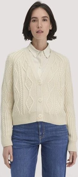 hessnatur Strick Jacke Relaxed aus Bio-Baumwolle und Bio-Schurwolle