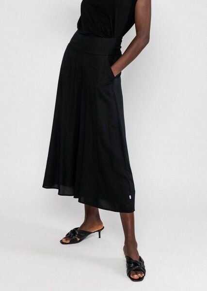 Thumbnail - Blutsgeschwister Hosenrock In Full Bloom Culotte - Black Brush