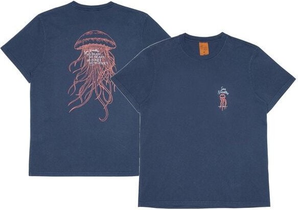 Nudie Jeans Herren T-Shirt "Roy" Sea Noodles - Dark Blue
