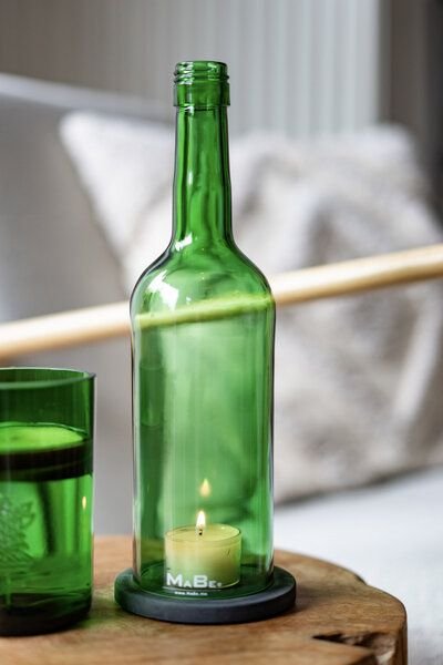 MaBe Weinflaschen WINDLICHT - handgefertigt in Aschaffenburg