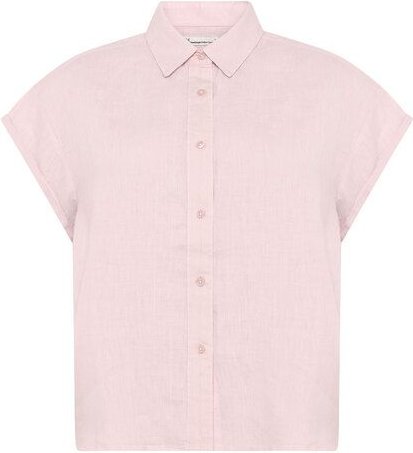 KnowledgeCotton Apparel ASTER faltbares Kurzarm-Leinenhemd - Bio-Leinen - GOTS/Vegan