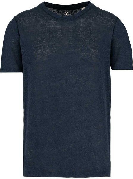 YTWOO Herren T-Shirt Rundhalsausschnitt aus 100% nachhaltigen Leinenfasern