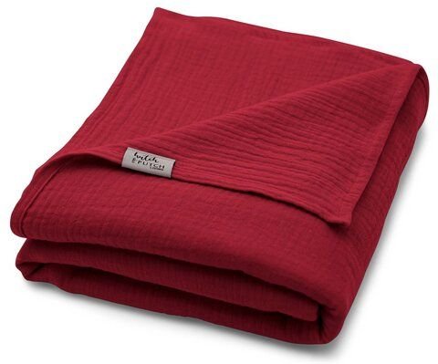 Hutch&Putch Musselin Sommerdecke für warme Nächte - Abmaße 135x200 cm - aus 100% Bio-Baumwolle - Handmade in Germany