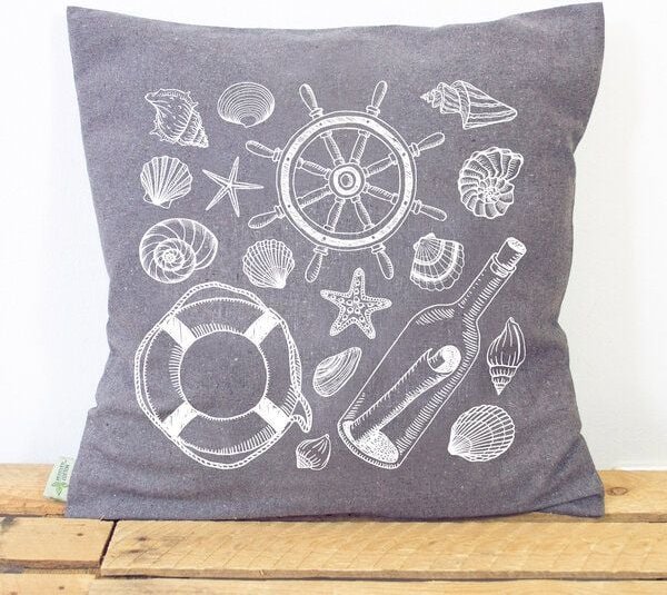 Bow & Hummingbird Kissenbezug Strandgut