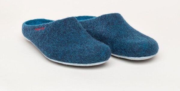 Magicfelt Filz-Hausschuh AP 701 aus 100% Merino-Wolle | Pantoffeln für Damen & Herren mit hochwertiger Ledersohle - Made...