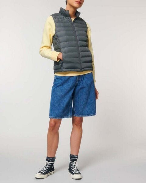 YTWOO Leichte sportliche Weste für Damen | komplett recycelt | Steppweste