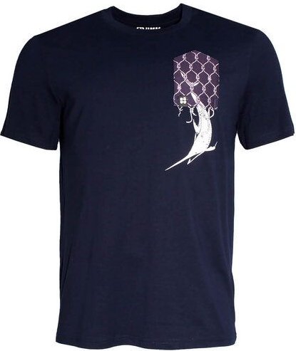 FÄDD Herren T-Shirt Rundhals aus Bio-Baumwolle "Freiheit BT" Navy Blau