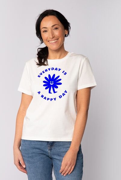watapparel T-Shirt Frauen Everyday is a happy day