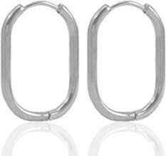 Ovale Creolen von Elektropulli