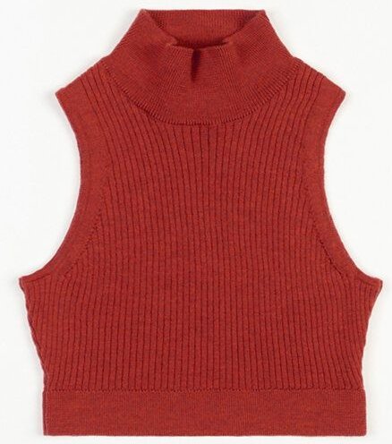 Rotholz Knit Singlet - Damen Top aus Merinowolle