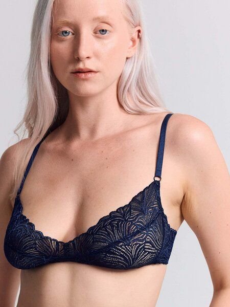 erlich textil Fluid Lace bügelloser BH mit Spitze aus recyceltem Polyamid, made in Europe