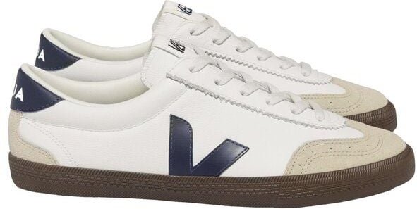 Veja Herren-Sneakers Volley OT Leather White Nautico Bark