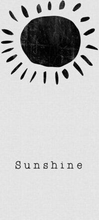 Photocircle Wandbild / Kunstdruck / Poster / Leinwand - Sunshine Quote