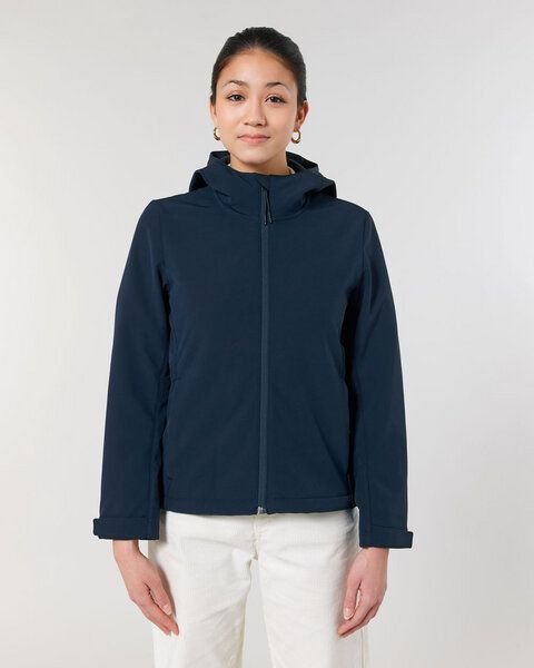 YTWOO Damen Eco Softshell Jacke mit Kapuze