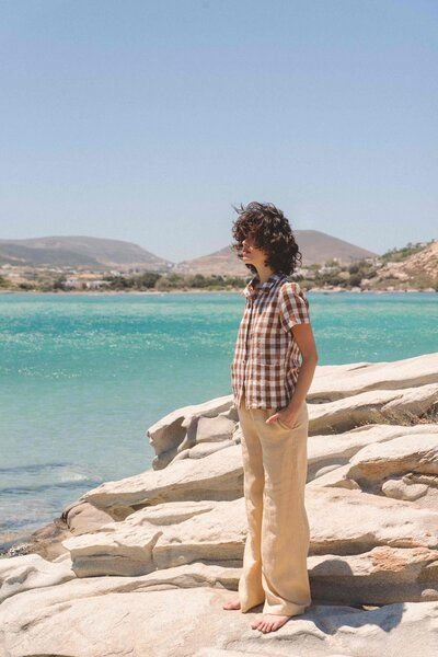 AmourLinen Oulu super lange Leinenhose