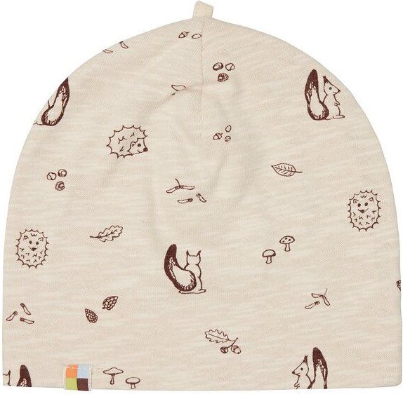 loud + proud Babys & Kinder Beanie aus Slub Jersey mit Druck, GOTS-zertifiziert