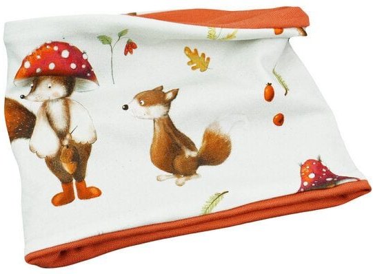 Sternchenwolke BIO Loop Schal "Waldtiere"