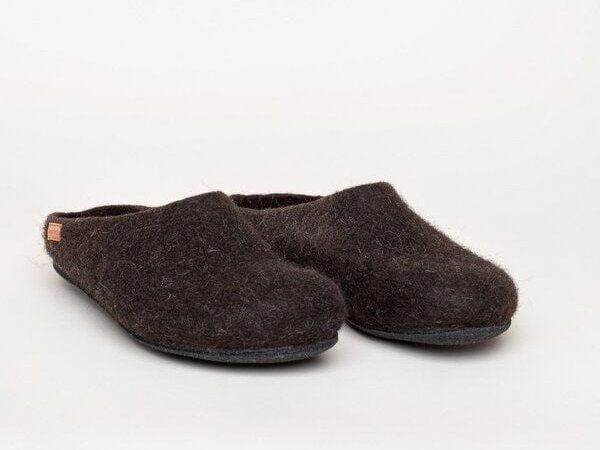 Magicfelt Filz-Hausschuh 719 aus 100% seltenen Wollen | Pantoffel für Damen & Herren mit anatomisch geformter Filz-Latex...