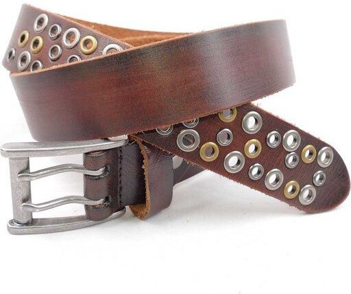 zweisser Nietengürtel Napo Unisex