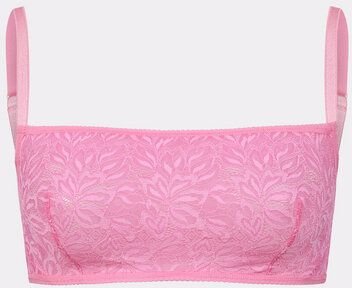 erlich textil Iconic Lace bügelloses Bandeau Bralette mit Spitze aus abbaubarem Polyamid, made in Europe