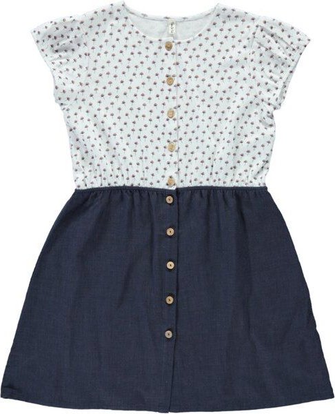 PETER JO Kleid BStar Terracotta aus Leinen