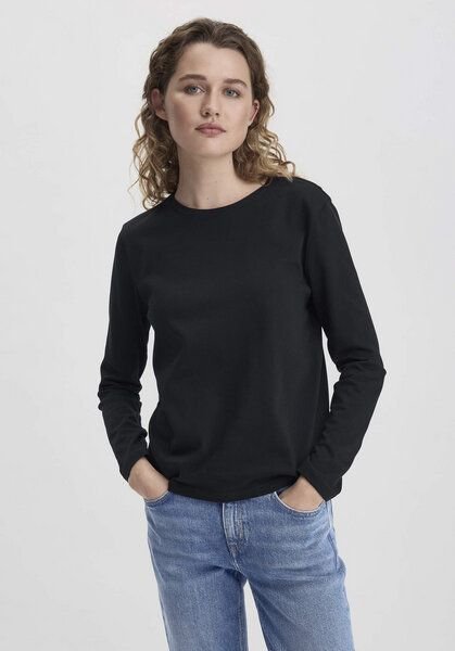 hessnatur Langarmshirt aus reiner Bio-Baumwolle