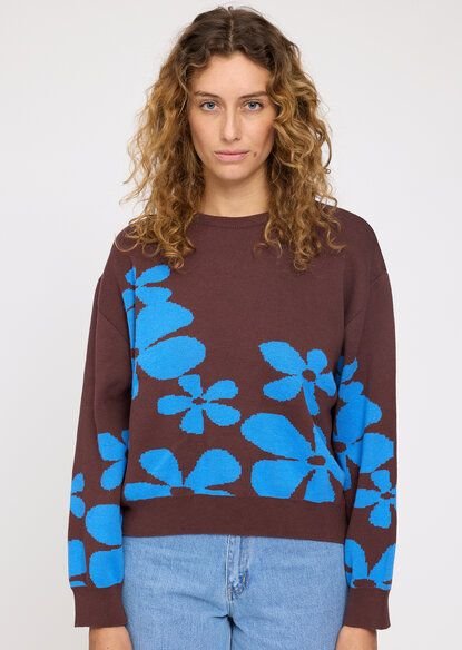 Thumbnail - Mazine Baumwollstrickpullover Floral