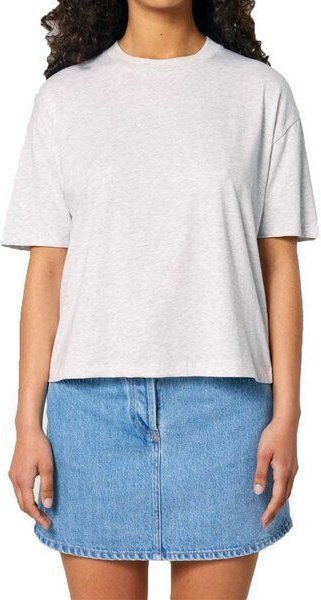 YTWOO Damen Boxy T-Shirt aus Bio-Baumwolle