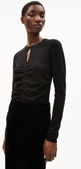 ARMEDANGELS LALEAA FESTIVE - Damen Pullover Slim Fit aus Bio-Baumwoll Mix