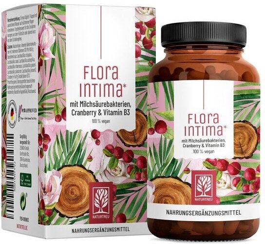 Milchsäurebakterien Kulturen 60 vegane Kapseln Floraintima Naturtreu®