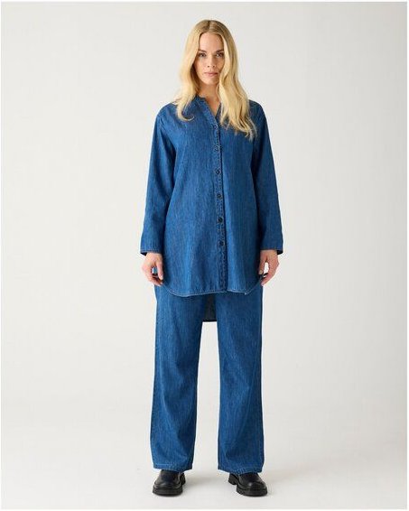 KnowledgeCotton Apparel Denim Hose POSEY aus Bio-Baumwolle ROC/GOTS/Vegan