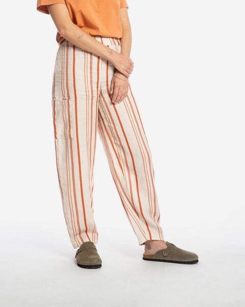 Matona Lange Hose | Barrel Leg Pants | aus Leinen