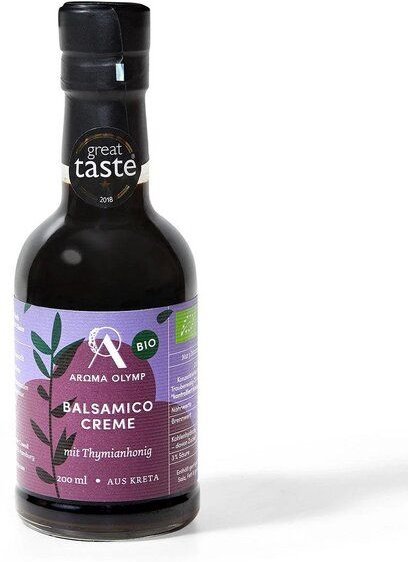Aroma Olymp Bio Balsamico Creme mit Thymianhonig