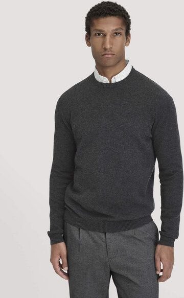 hessnatur Strick Pullover Regular aus Bio-Merinowolle mit Kaschmir