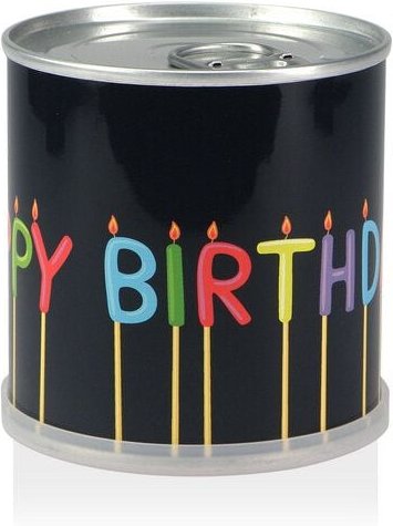 MacFlowers Pflanzen in der Dose - Happy Birthday Kerzen