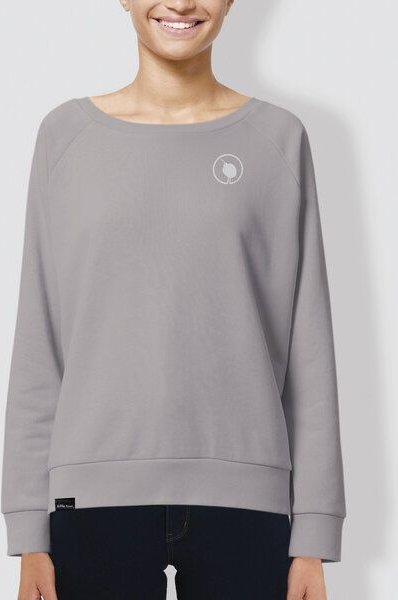 little kiwi Damen Sweater, "Kiwi", Lavender/ Lavagrey