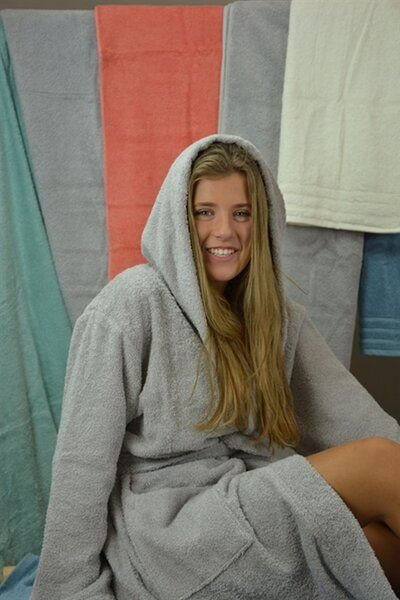 A&R Textile Bademantel Morgenmantel Frottee Bio Baumwolle Robezz® Wellness Spa