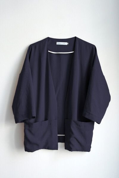 l'amour est bleu Damen Kimono Jacke Modell Adele aus Tencel