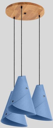 ALMUT von Wildheim 3er Pendelleuchte aus 100 % Merino Wollfilz Lampenschirm mulesingfrei