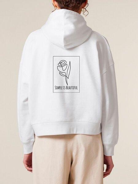 Human Family Bio Damen-Hoodie „Relax – Simple Beauty“