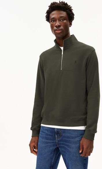 Thumbnail - ARMEDANGELS WAARLO FLEECE Herren Sweatshirt aus Bio-Baumwolle