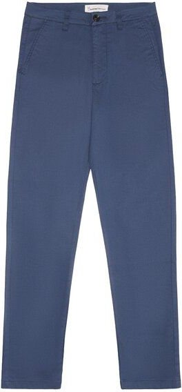 KnowledgeCotton Apparel IRIS Mom-Fit Mid-Rise Canvas Pique Chino - GOTS/Vegan