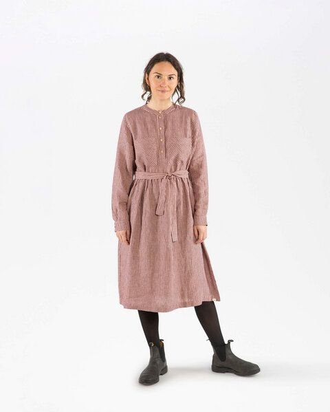 Matona Midikleid für Frauen aus Leinen / Belted Dress