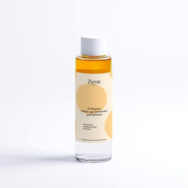 Zero Skin 2-Phasen Make-up Entferner 100 ml – parfumfrei, vegan & COSMOS Natural zertifiziert