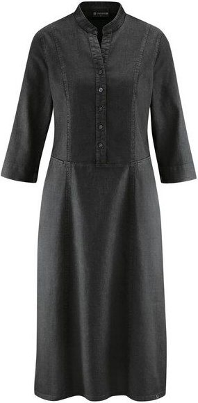 HempAge Modernes Hemdblusenkleid Hanf/Biobaumwolle