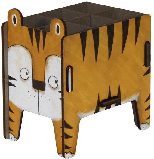 WERKBOX Stiftebox Vierbeiner - Tiger